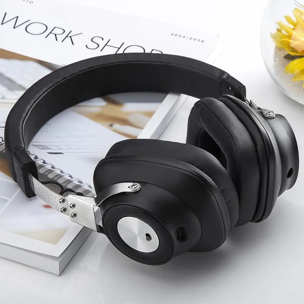 

2019 Private Module Over Ear Foldable 23DB Active Noise Cancelling Headset ANC Headphone, Black