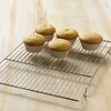 chrome plated metal wire cake rack