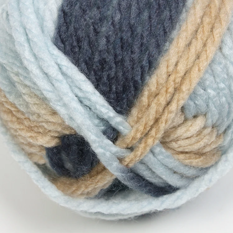 Knitted Twisted Silk Yarn/thread Soft Solid Tape Wool And Blend