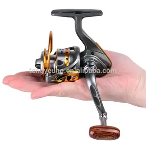 Mini Metal Spinning Fishing Reel DK150 5.2:1 12+1 Ball Bearings Left and Right Handle Exchangeable