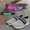 Hot selling Magic Flashing Shoes LED Strip Light mini bluetooth flexiable led message board for shoes hat clothes