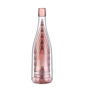 Image of Hot sale plastic frozen goblet wine glasses beautiful color glass plastic goblet wine glass in Amazon