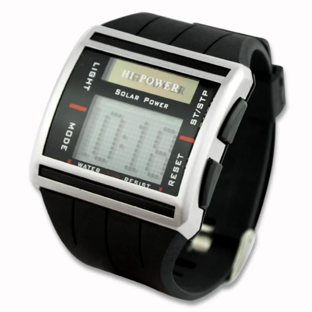 solar led watch