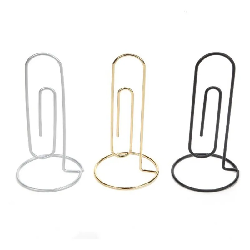 Unionpromo practical metal desk paper clip memo holder