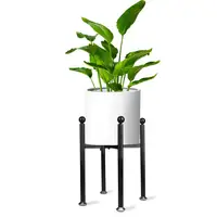 

Plant Pot Mid Century Modern Tall Flower Pot Stands Indoor Outdoor Metal Potted Plant Holder Plants Display Rack