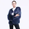Faux Fur Coat Women Fluffy Warm Long Sleeve Female Outerwear Autumn Winter Coat Jacket Hairy Collarless Overcoat