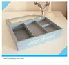 grey wooden chrismas gift boxes wholesale with compartments for little things
