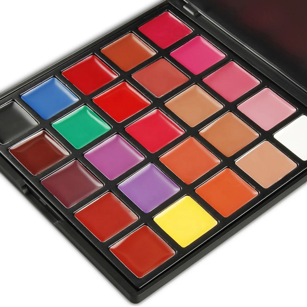 

Lipstick Palette Matte Private Label Hot 25 Colors Lipstick Matte Creamy Lip Palette Lipgloss Pallete