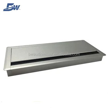 Bw T640 Under Desk Cable Tray Brushed Aluminum Panel Tabletop