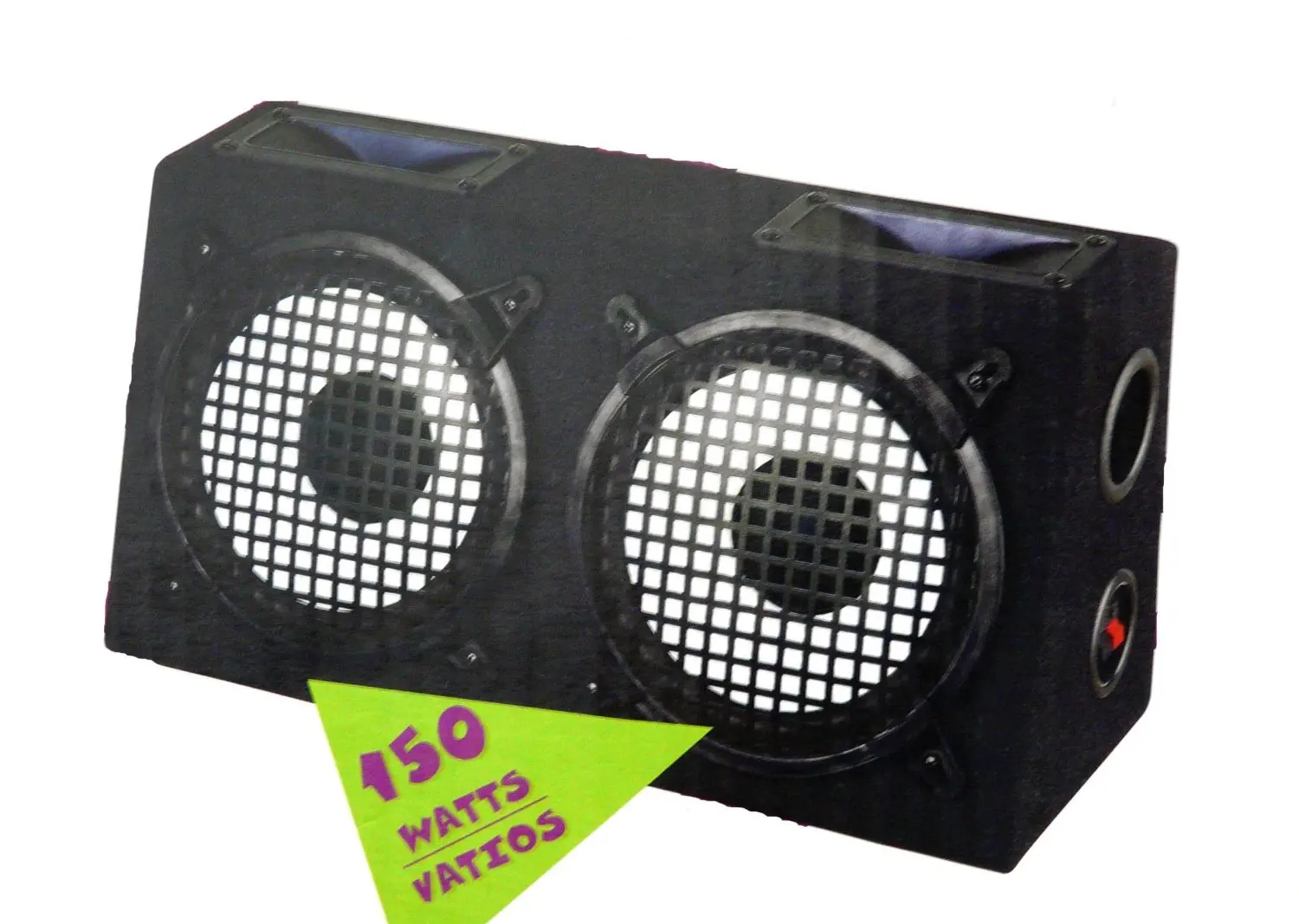 Buy Audiovox BB1 Dual 8 Inch Subwoofer Box With Two 2x5 Inch Horn 