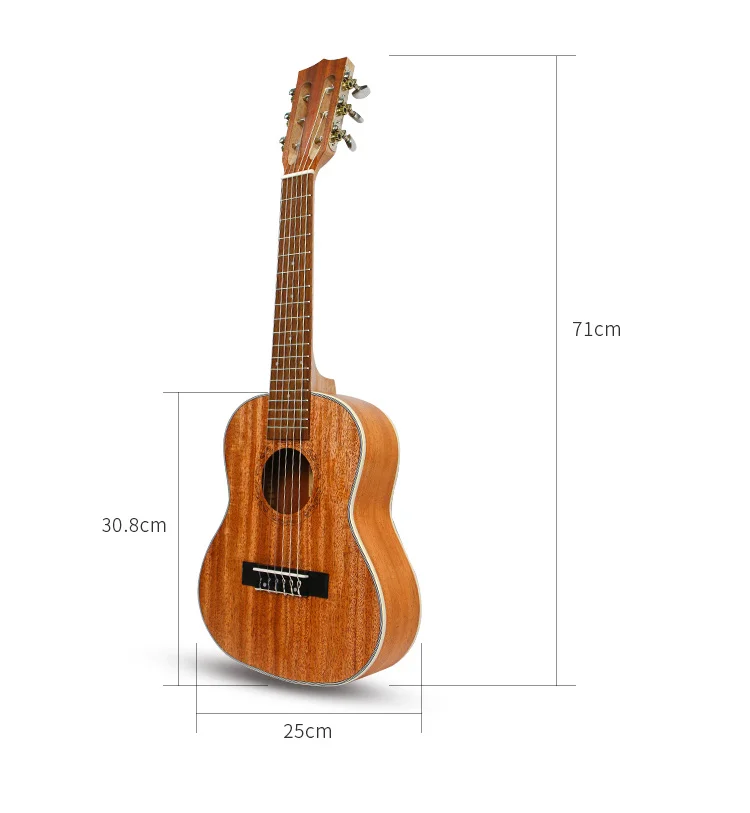 Bullfighter MS2812 28 inch  6 strings Wholesale high quality mini travel guitar guitalele OEM