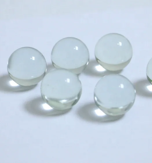 9mm Solid Round Clear Glass Ball Boiling Stones Soda Lime Glass Beads 100pcs 
