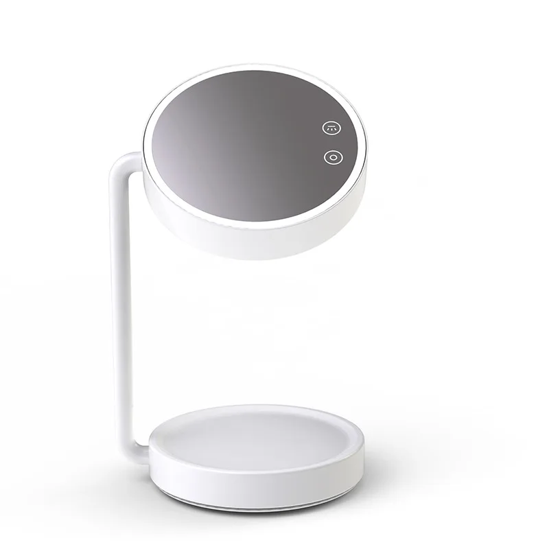 

Lighted Makeup Mirror LED Lighted Cosmetic Mirror LED Lighted Led Makeup Mirror with light ready to ship, White pink