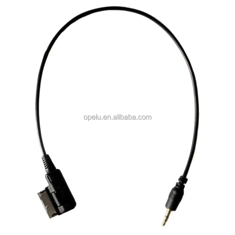 

Input MP3 Music Interface AMI MMI Audio 3.5mm Car Aux Cable For Audi