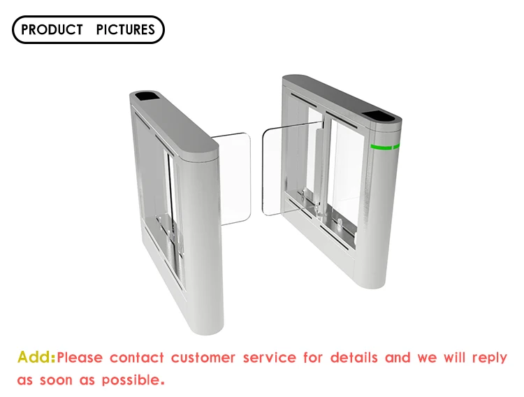 Automatic High Security Baffle Gate For Pedestrian Access Control Buy
