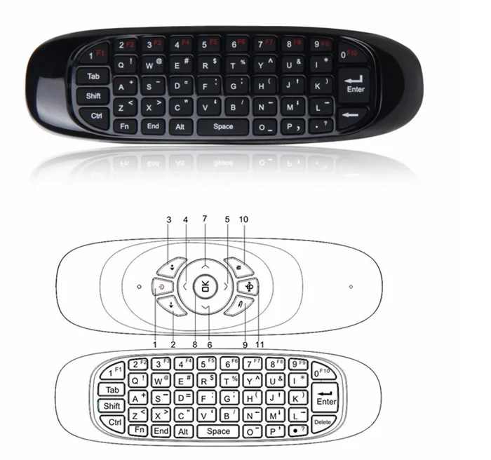 t10 air mouse c120 wireless keyboard and fly mouse best price