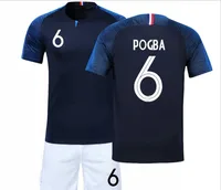 

customization high quality 2018 France team soccer jersey, Pogba Mbappe france football maillot uniforms
