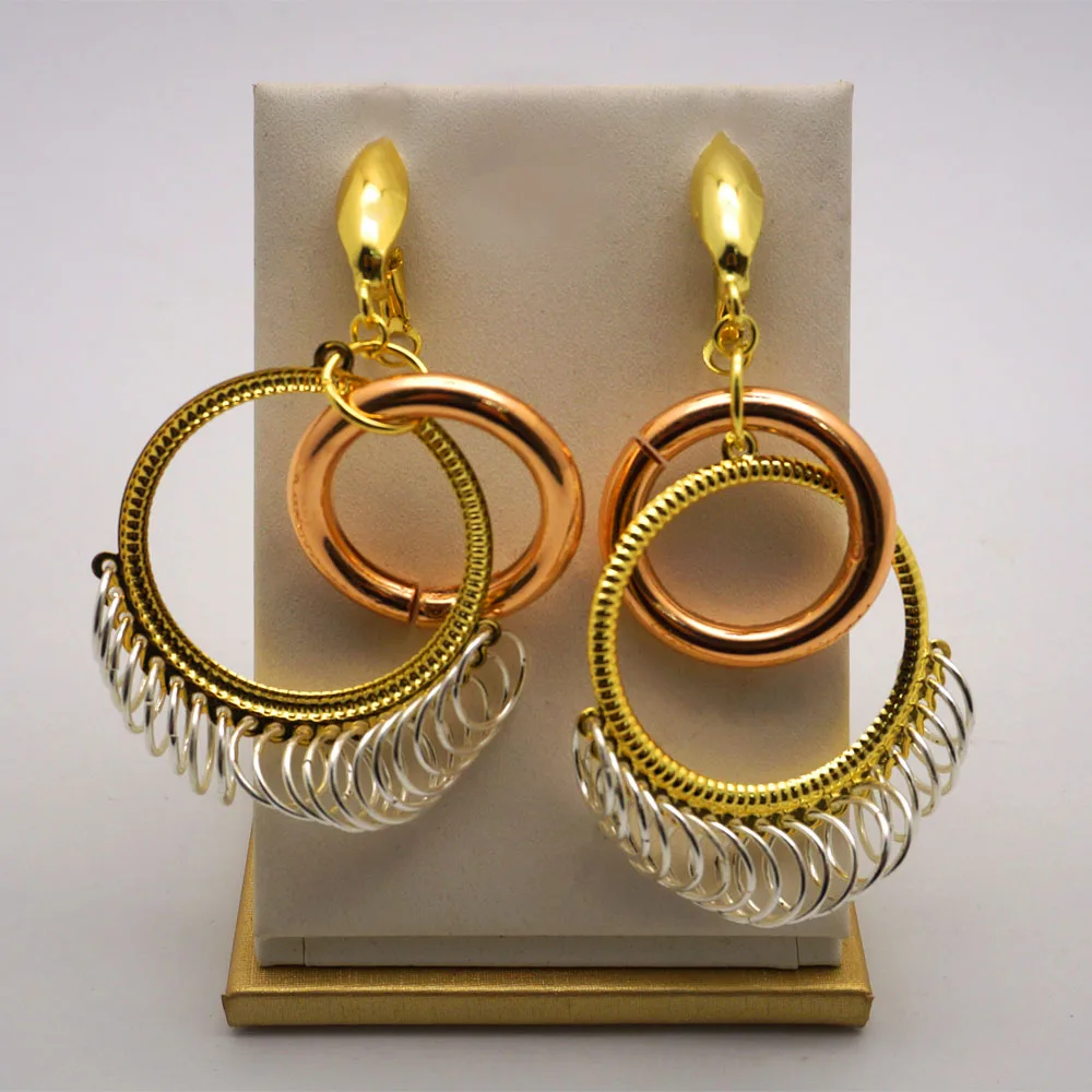 

new design beautiful gold jewelry nice earring in high quality