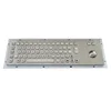 Industrial USB keyboard metal computer keyboard with trackball