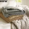 50CZ65 100%Acrylic 100%Cotton 100%wool Pottery Barn Cable Knit throw and knitted Blanket,faux lambswool or fur back