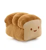 Free Sample factory Bread Plush stuffed toy customized size plush bolster pillow