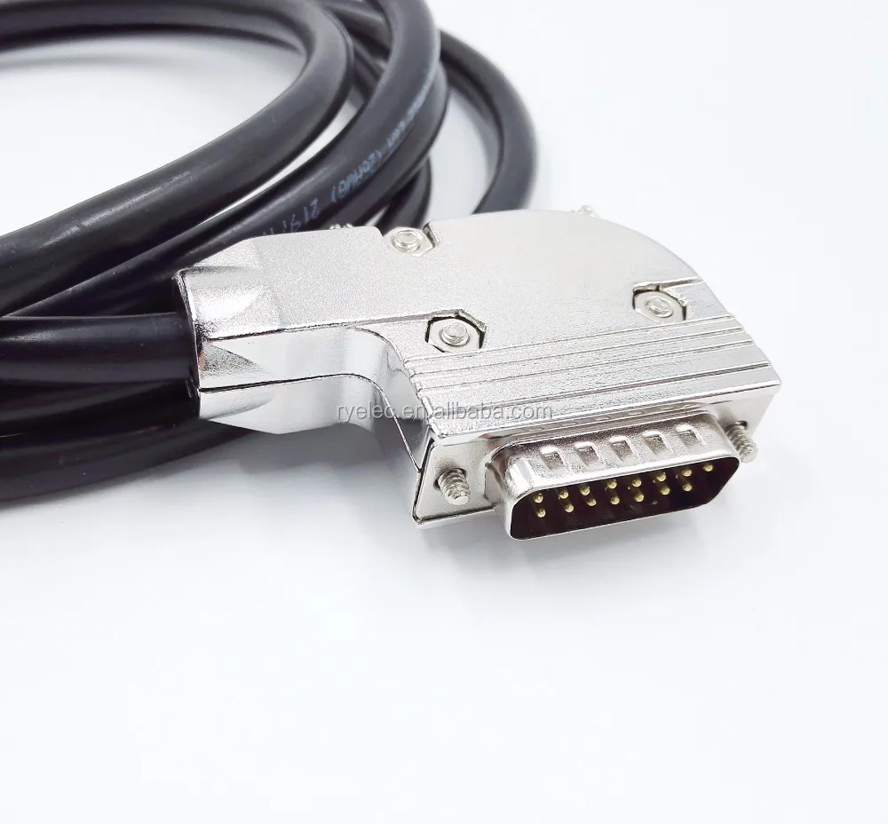 Premium D Sub 15 Db15 Male Straightright Angle Metal Shell Double Shielded Cable Buy Premium 0396