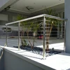 deck railings stainless steel round cable railing