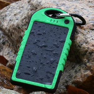 Ultra thin portable power bank original solar cell phone charger