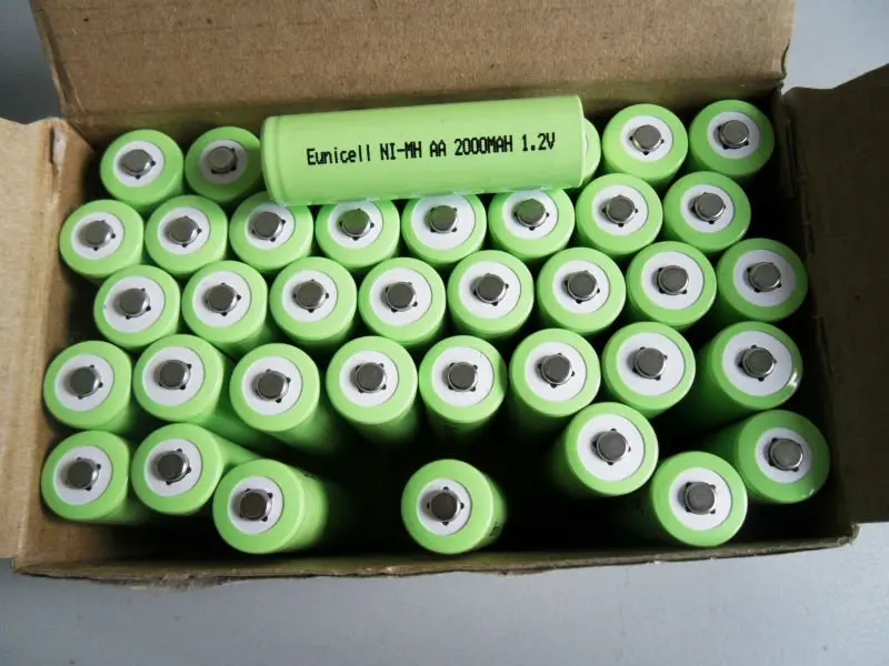 NIMH 2000mAh AA 1.2V rechargeable battery