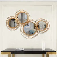 

3D Mirrors Metal Wall Art Decor for Home