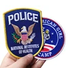 Custom company logo embroider badge fancy embroidery patch raised needlework patches