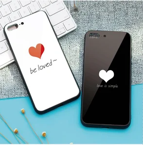 Tempered Glass Phone Case iPhone 6 7 8 9 10