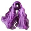 solid color Beach 100% pure high quality Silk Beach lady scarf