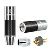 RASANTEK Electroplated bright chrome shell Audio & Video conector xlr
