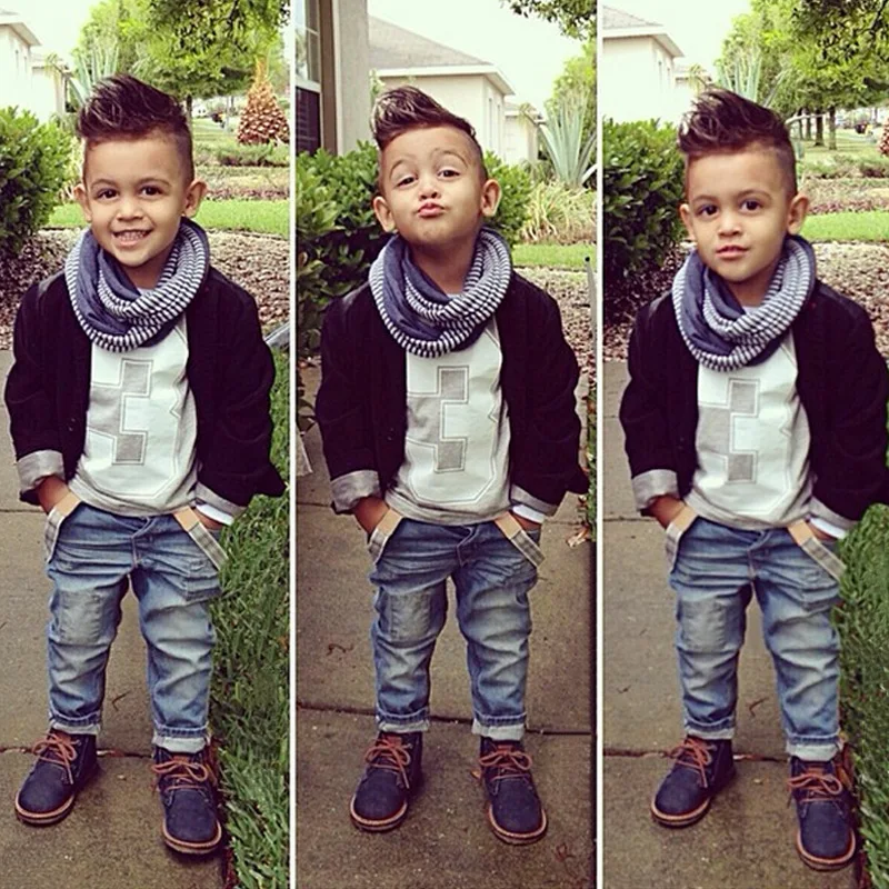 

Children's Clothing Sets Baby Boy Autumn Clothes Kids Clothing Set, As picture