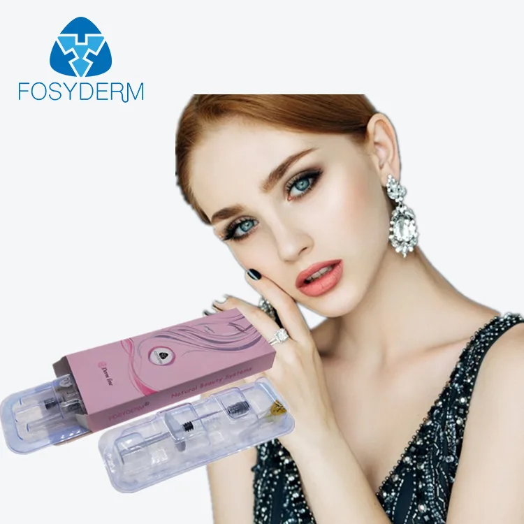 

Manufacturer FOSYDERM 2ml Dermal Fillers Injection Hyaluronic Acid Gel for Wrinkles Remover, Transparent