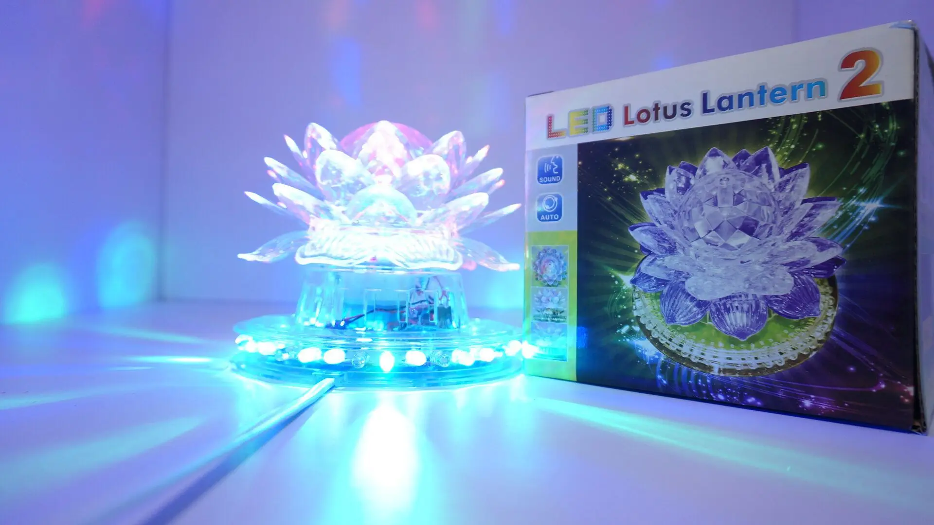 led lotus lantern