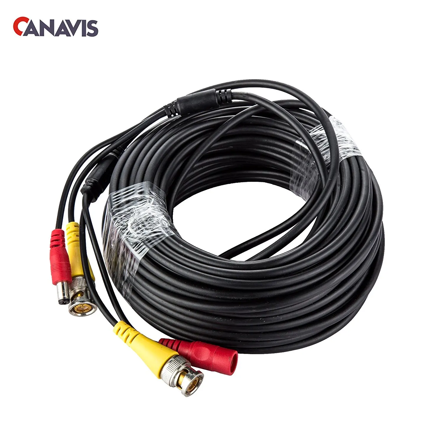Get Quotations · 100ft BNC Video Male DC Power Jack Male/Female Extension Cable for CCTV Security Surveillance