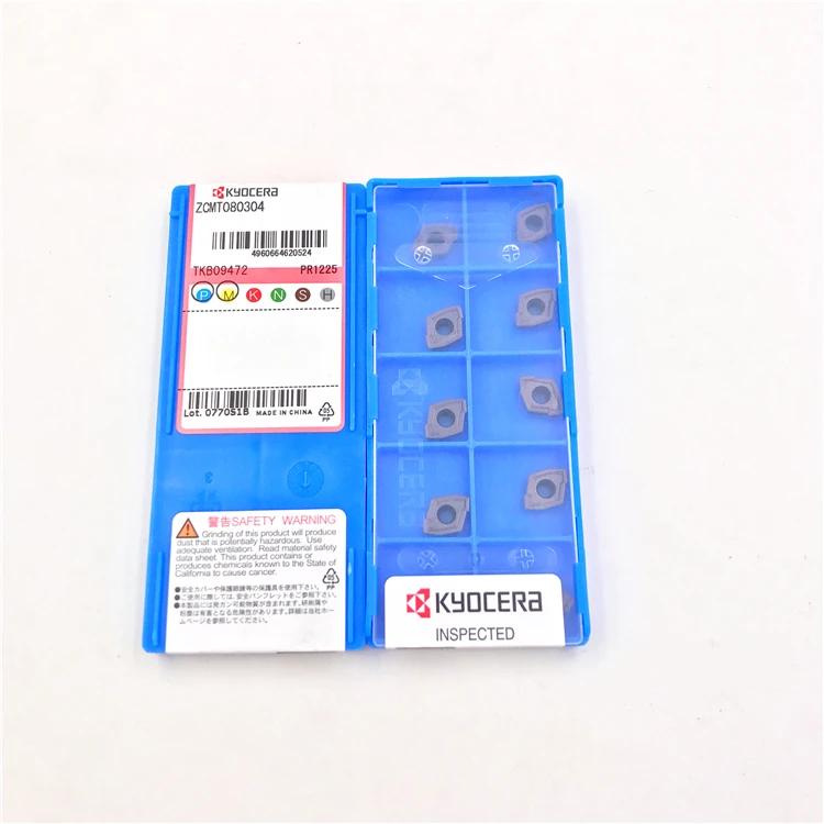 Kyocera Cnc Cutting Tools Carbide Inserts Tungsten Tools Zcmt080304