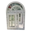 Antique arc design nice price UPVC out swinging casement window