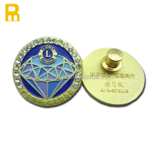 newest free sample lapel pin badge with rubber butterfly clip buy