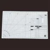 large size silk screen printing tempered super white glass cutting mat with measuring grid and photo grid lines
