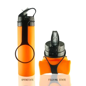 New Product Ideas 2019 Folding Water Bottle Collapsible Roll UP Bottle