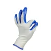 Knitted Construction Industrial Garden Working Gloves Nitrile Coated Protective Gloves