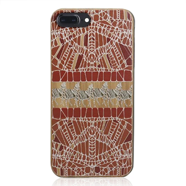 

Custom design PC bottom wooden case printing wood case for iPhone 6&7
