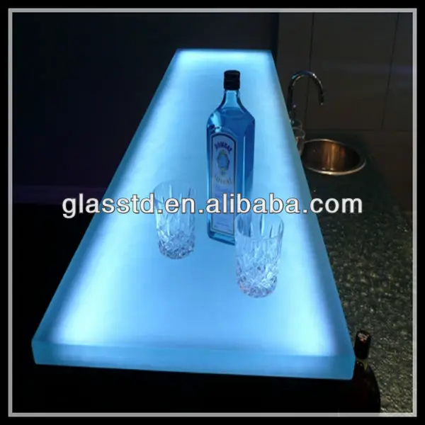 De lujo con iluminación led barra de encimeras, la barra de inicio del