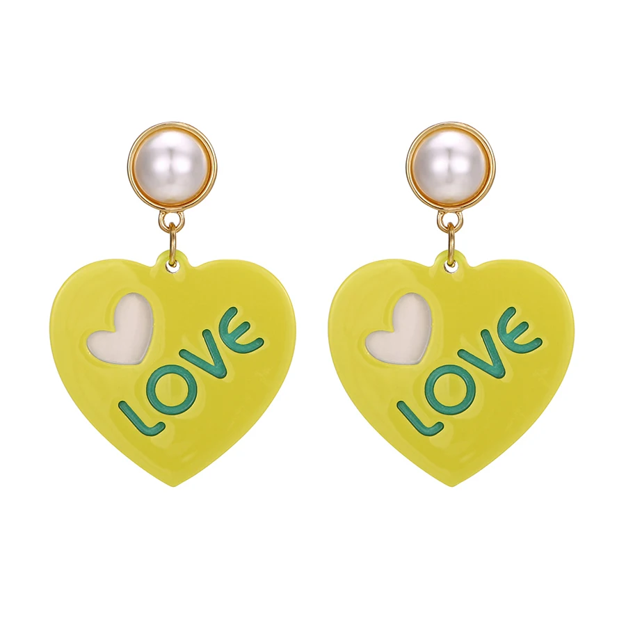 

BLE-954 large trendy pearl gold stainless steel jewelry earring