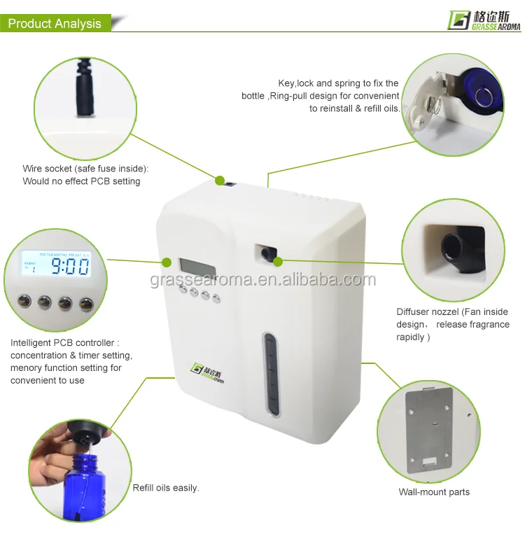 Home Scent Aroma Machine Room Scent Machine Electric Aroma Diffuser