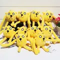 10pcs lot Anime Adventure Time Jake Finn Plush Toy Stuffed Doll With Ring Plush Pendant 6