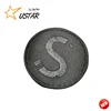 Factory Custom Brand New Embossed Black Leather Jean Patch